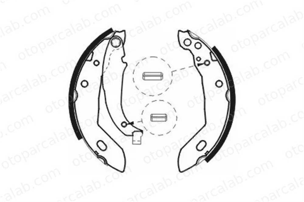 MGA 54273 Fren Pabuçlu Balata Arka PEUGEOT 205 II CITROËN ZX 424124 4241E5