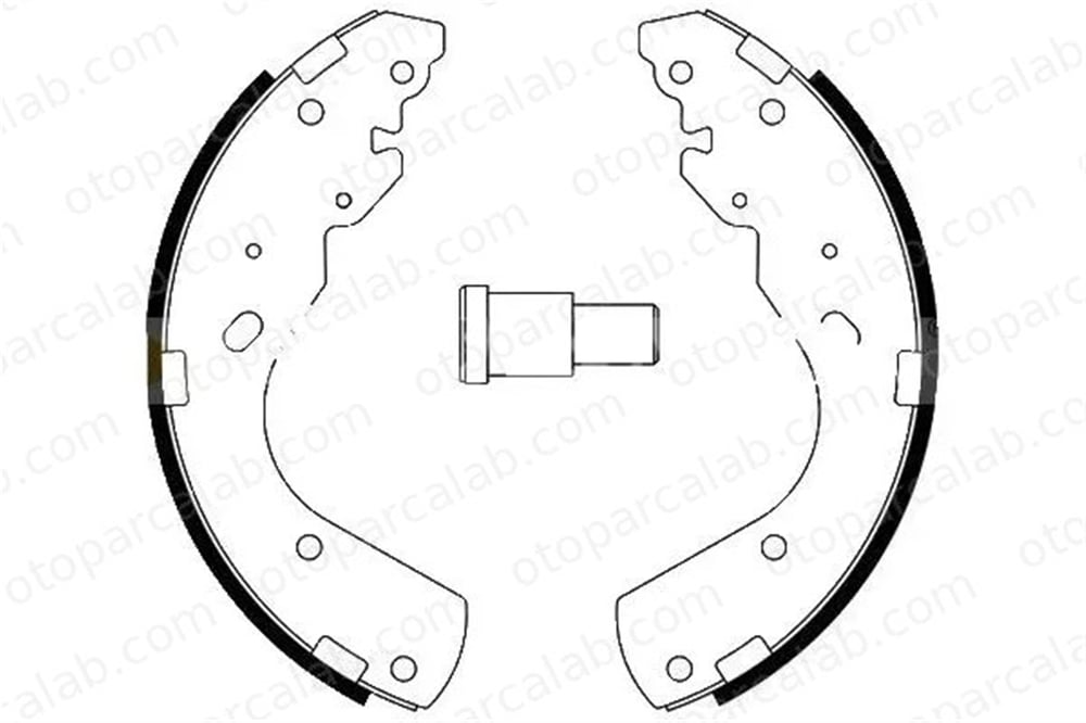 MGA 54304 Fren Pabuçlu Balata Arka FORD RANGER MAZDA B-SERIE 3651347 2M342200BA