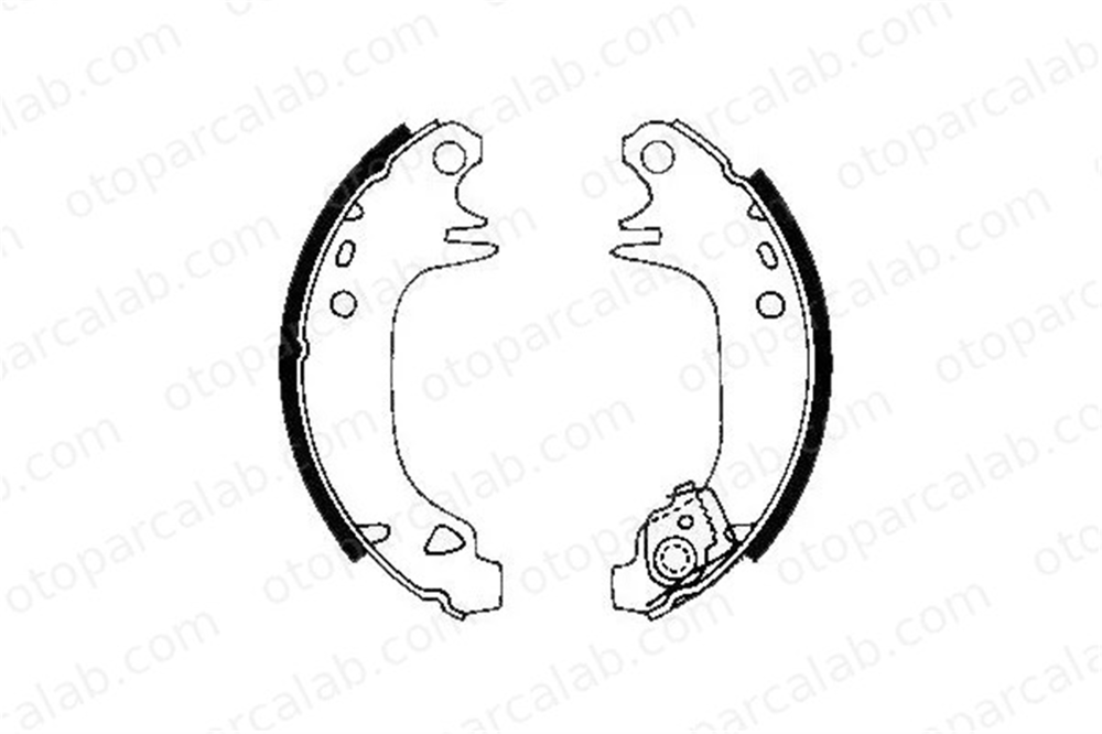 MGA 54601 Fren Pabuçlu Balata Arka PEUGEOT 309 I RENAULT 11 7701202287 424143