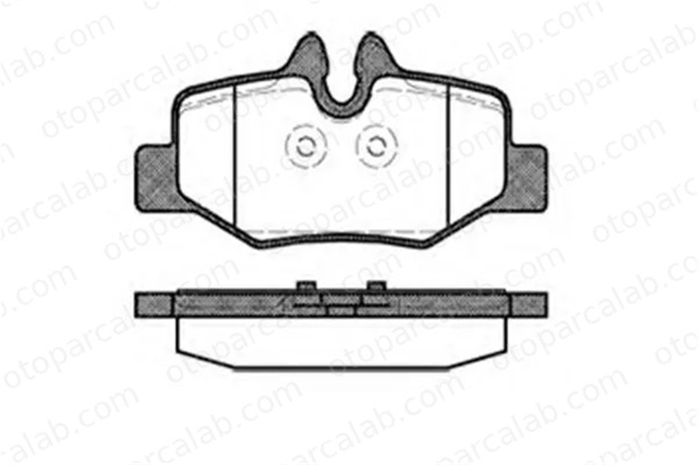 MGA 55305 Fren Disk Balata Arka MERCEDES-BENZ VITO Minibüs/Otobüs VITO / MIXTO Panelvan/Van 14211010 4216210