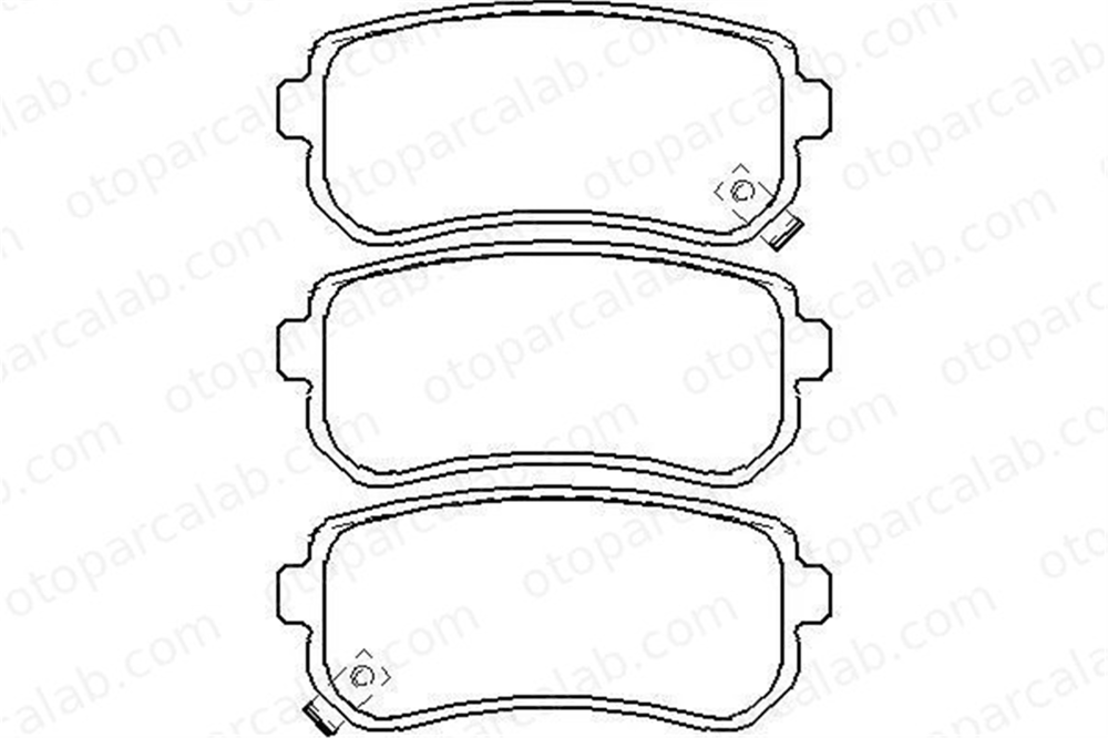 MGA 55386 Fren Disk Balata Arka HYUNDAI TUCSON KIA SPORTAGE IV 583021HA00 583020ZA00