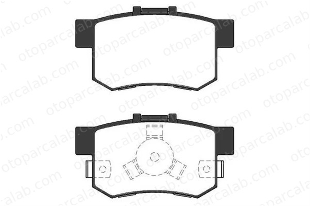 MGA 55575 Fren Disk Balata Arka SUZUKI SX4 FIAT SEDICI 43022SY8A01 43022S5AJ01