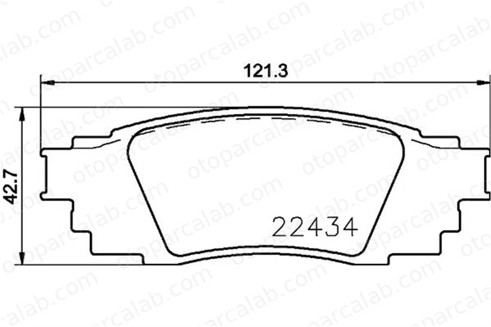 MGA 55681 Fren Disk Balata Arka VOLVO S90 II V90 II Station wagon 446648160 44660E060