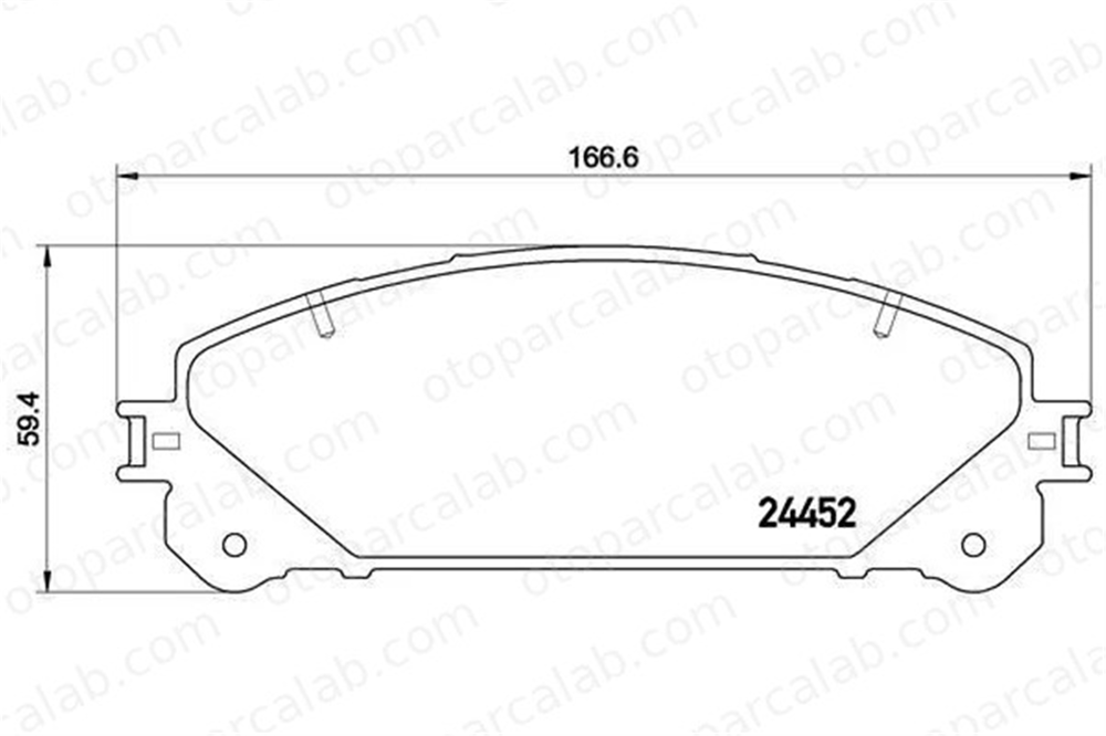 MGA 55726 Fren Disk Balata Ön TOYOTA RAV 4 V LEXUS RX 446548150 446502500