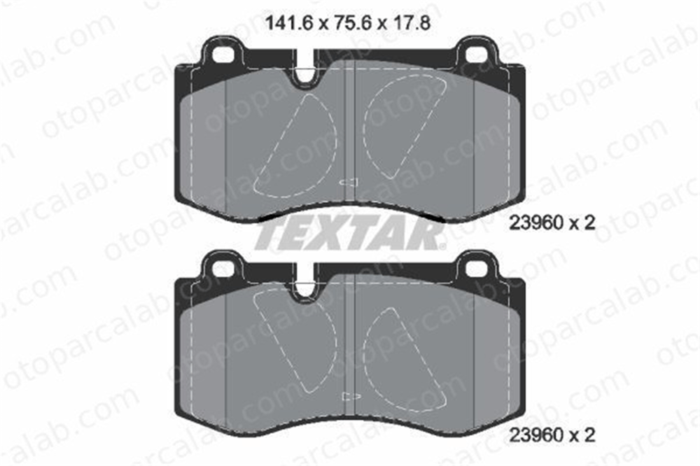 MGA 55830 Fren Disk Balata Ön MERCEDES-BENZ S-SERISI S-SERISI Coupe A0004209204 4209204