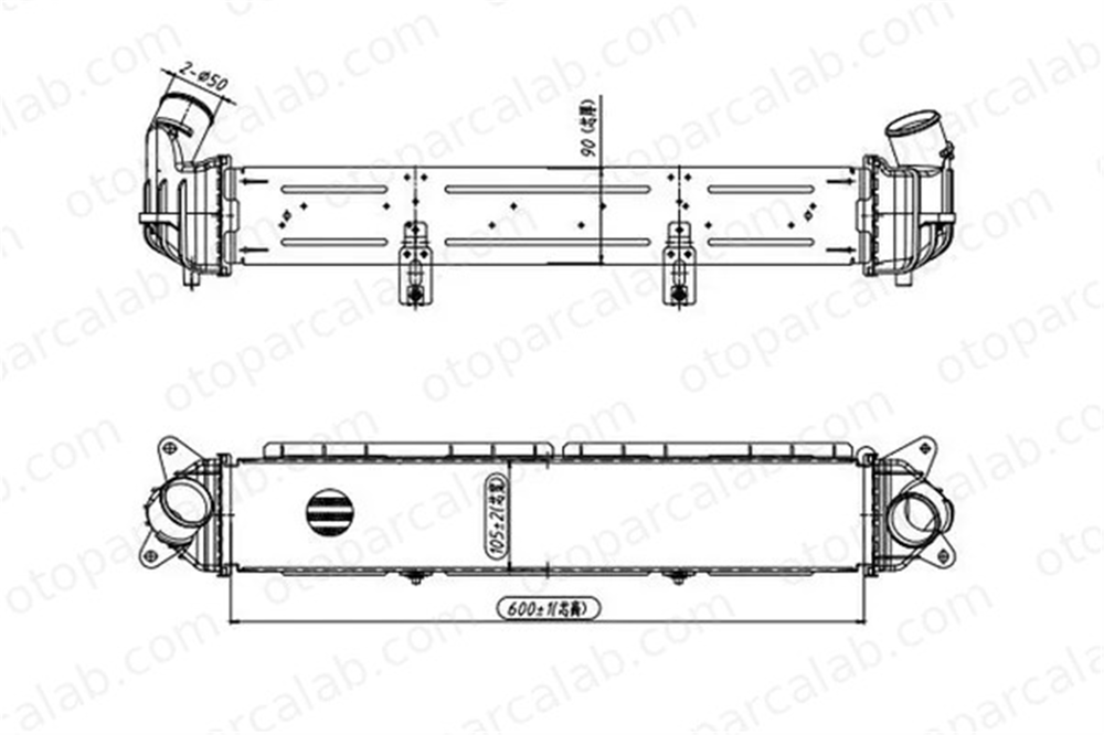 MGA 80065 Turbo Radyatörü IVECO STRALIS II EUROCARGO V 2827003000 282712A680