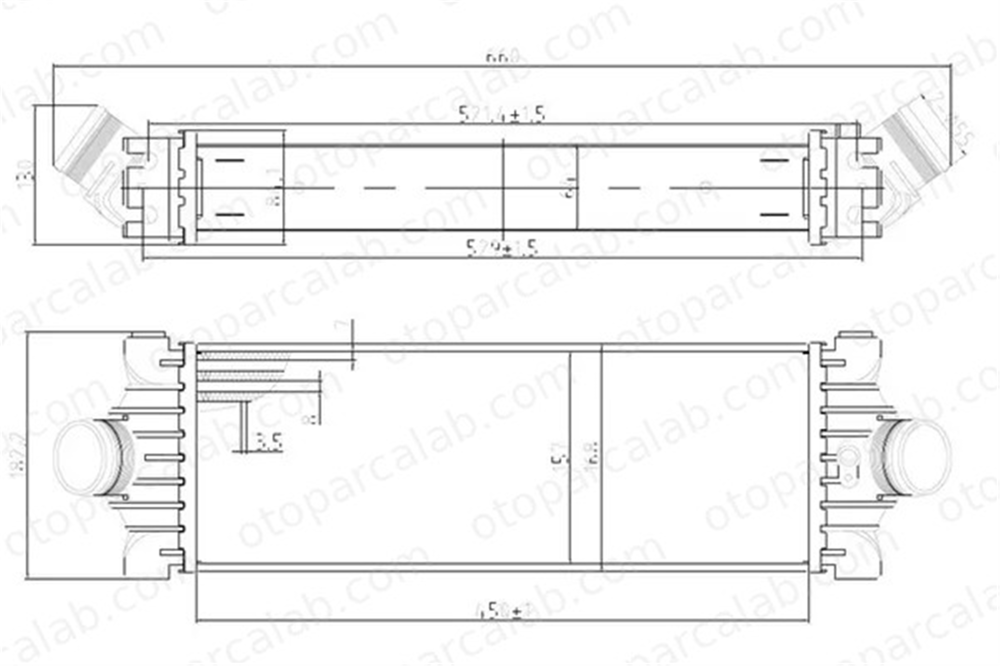 MGA 80519 Turbo Radyatörü FORD TRANSIT Panelvan/Van TRANSIT Platform şasi CC119L440BC 1748579