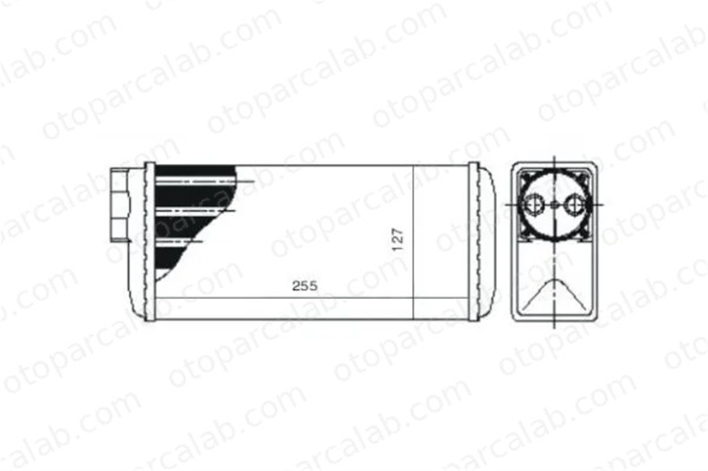 MGA 81122 Kalorifer Radyatörü SKODA FAVORIT FAVORIT Forman 115972071 97916027H