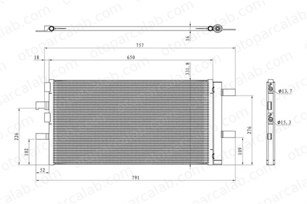 MGA 82472 Klima Radyatörü MINI MINI COUNTRYMAN BMW 2 Active Tourer 64509271205 9271205