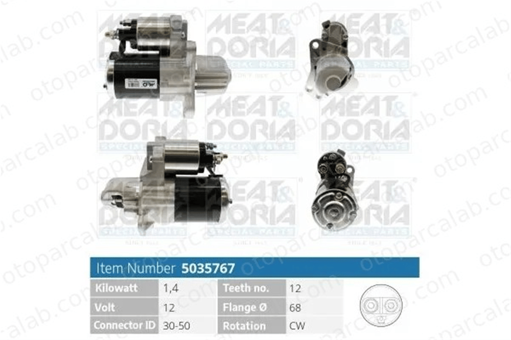 MITSUBISHI ORJINAL M0T35672 Marş Dinamosu SAAB 9-3 Cabrio OPEL VECTRA C GTS M0T35672 55563538