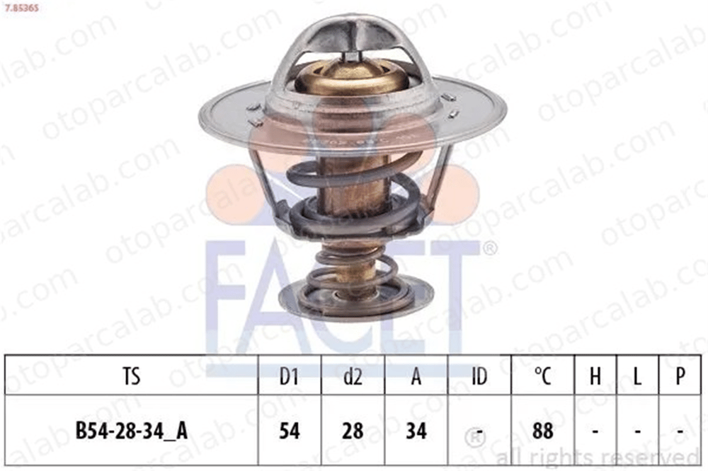 MOBIS 255104A700 Termostat HYUNDAI H-1 / STAREX Minibüs/Otobüs H-1 Cargo 255104A700 1658103