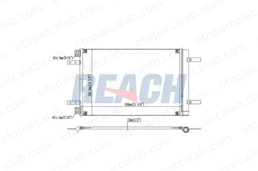MOCA ACCN1240 Klima Radyatörü PEUGEOT 308 II 308 SW II 9816746580 1626267380