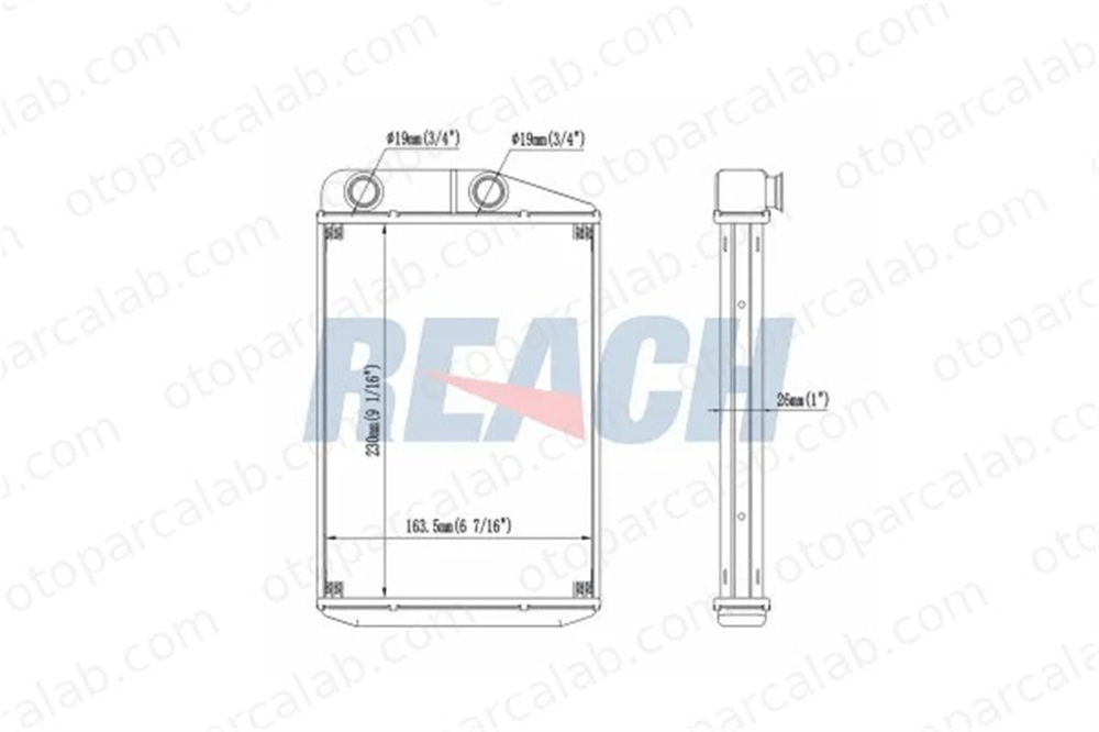 MOTORTEC PEG0457 Kalorifer Radyatörü FIAT DUCATO Panelvan/Van DUCATO Platform şasi 6448R0 77364073