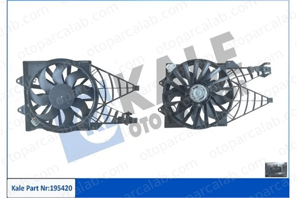 MOTORTEC TMP0669 Radyatör Fan ve Motoru FIAT LINEA 51785226