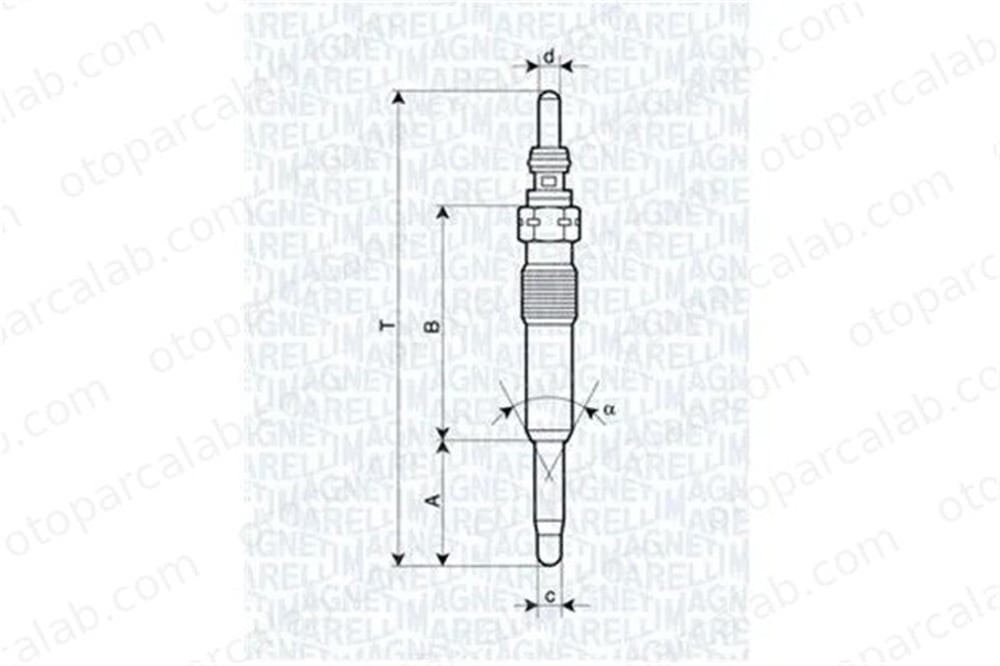 MOTRIO 8550503002 Isıtma Bujisi RENAULT KANGOO Express MEGANE II 8550503002 8200490950