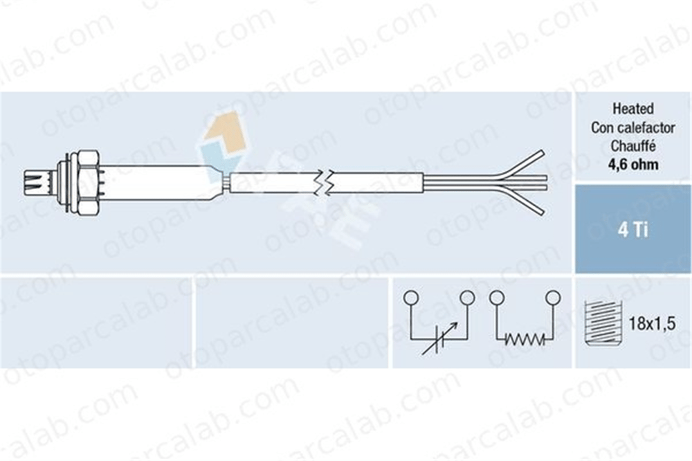 NGK 1963 Oksijen (Lambda) Sensörü BMW 3 3 Cabrio 11781748762 1748762