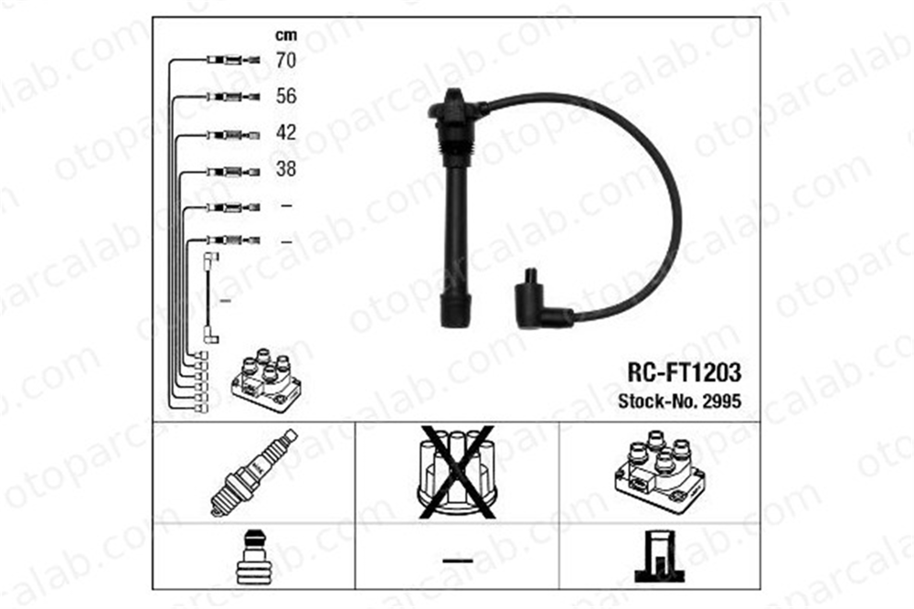 NGK 2995 Buji Kablosu FIAT PALIO BRAVA 46474814 46743086