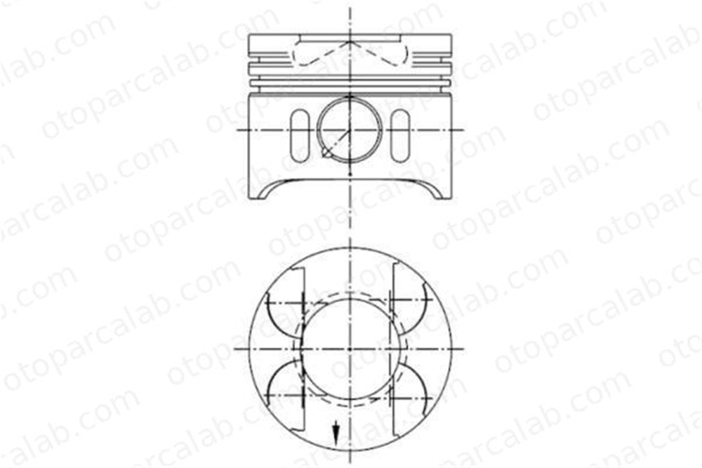 NURAL 87-70499-STD Piston (88.00MM-STD) NÜRAL 87-70499-STD MERCEDES-BENZ SPRINTER 3-t Minibüs/Otobüs SPRINTER 3-t Panelvan/Van A6110301117 6110300117