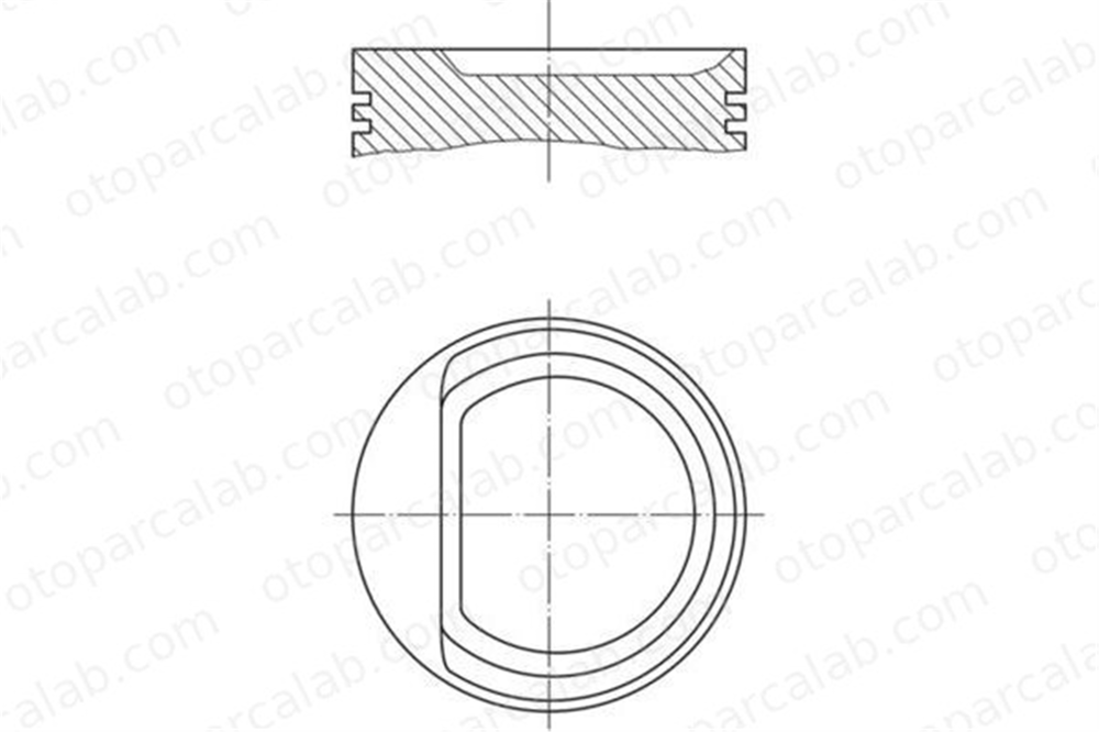 NURAL 87-70697-STD Piston (72.00MM-STD) NÜRAL 87-70697-STD FIAT GRANDE PUNTO PUNTO 55204025 71740642