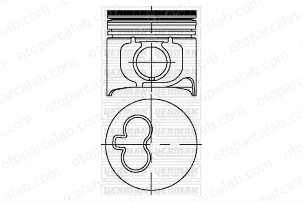 NURAL 87-70710-040 Piston (93.00MM-0.40) NÜRAL 87-70710-040 IVECO DAILY II Panelvan/Van 8784370602 500354194