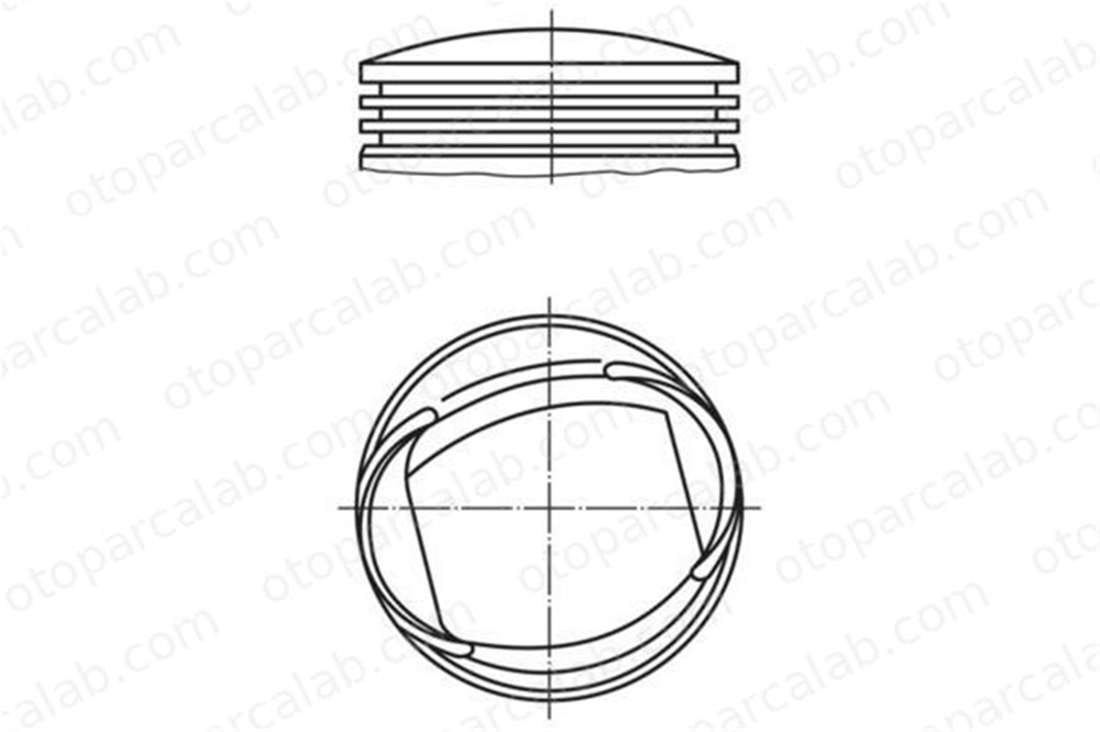 NURAL 87-70818-100 Piston (80.97MM-1.00) NÜRAL 87-70818-100 FORD ESCORT IV ESCORT IV Cabrio 8770818050 6166688