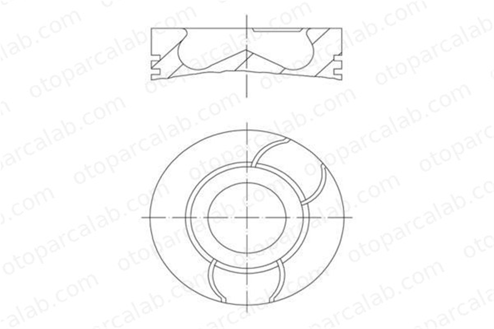 NURAL 87-71120-STD Piston (91.00MM-STD) NÜRAL 87-71120-STD HYUNDAI H-1 / STAREX Minibüs/Otobüs H-1 Cargo 234104A920