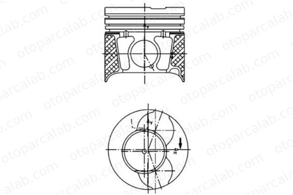 NURAL 87-71782-050 Piston (73.50MM-0.50) NÜRAL 87-71782-050 CITROËN C2 C3 I 2S6Q6K108 628V2
