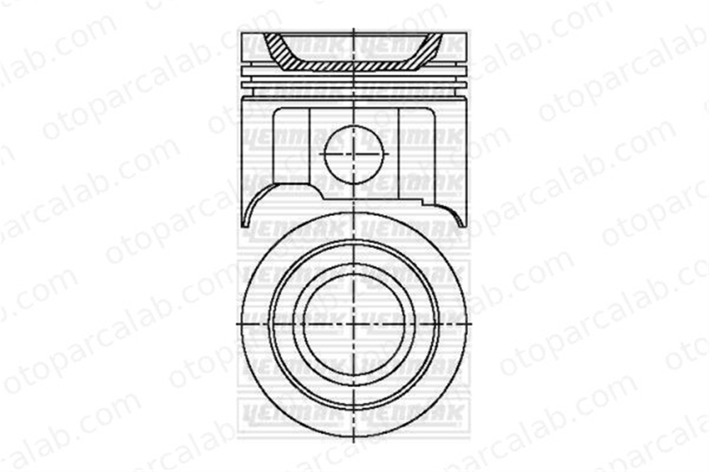 NURAL 87-71853-STD Piston (81.00MM-STD) NÜRAL 87-71853-STD RENAULT SUPER 5 11 8771853 7701616730