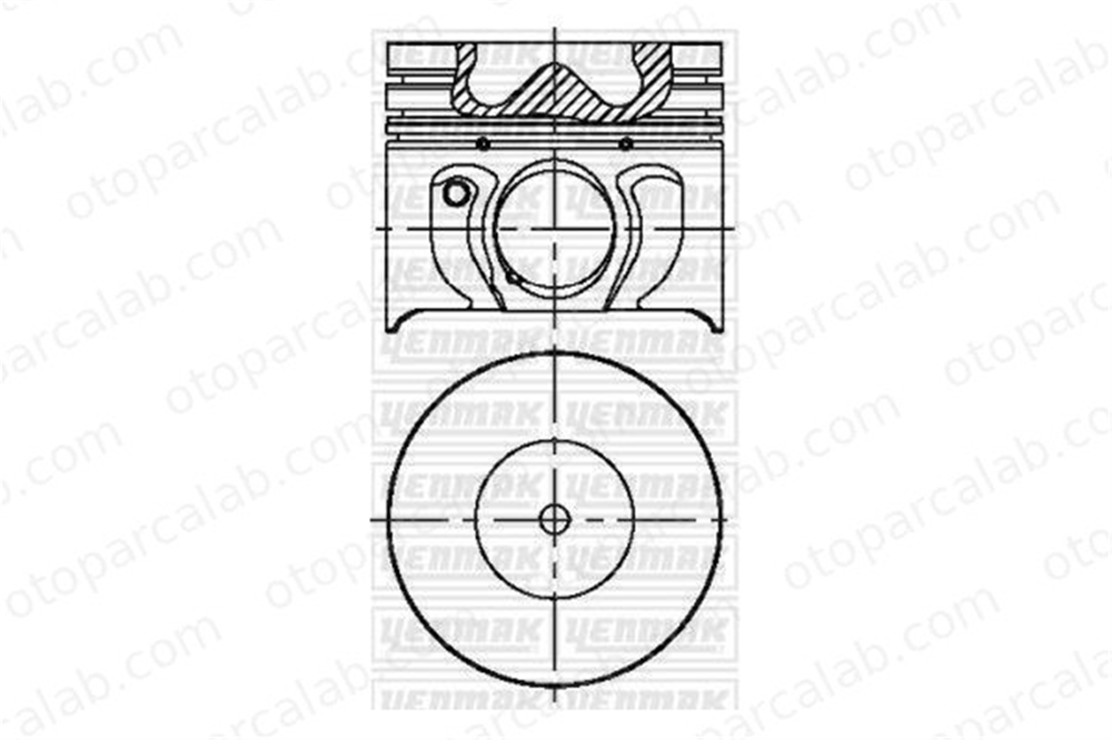 NURAL 87-72709-050 Piston (86.01MM-0.50) NÜRAL 87-72709-050 FORD TRANSIT Minibüs/Otobüs TRANSIT Panelvan/Van 3S7Q6K100EAB 1348295