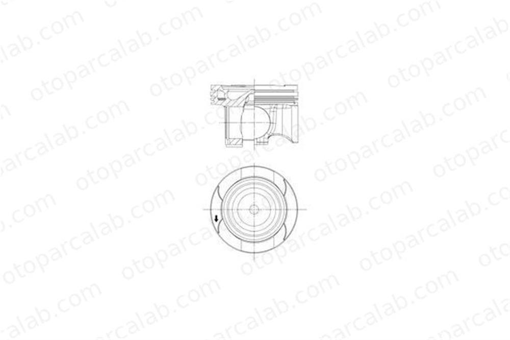 NURAL 87-75610-STD Piston (82.00MM-STD) NÜRAL 87-75610-STD MERCEDES-BENZ VITO Mixto E-SERISI A6540306400 6540300017