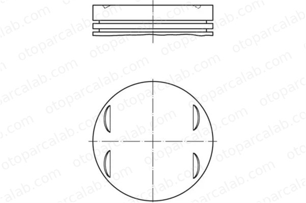 NURAL 8770205STD000G Piston (84.00MM-STD) NÜRAL 8770205STD000G BMW 3 3 Touring 11257512526 11257509175