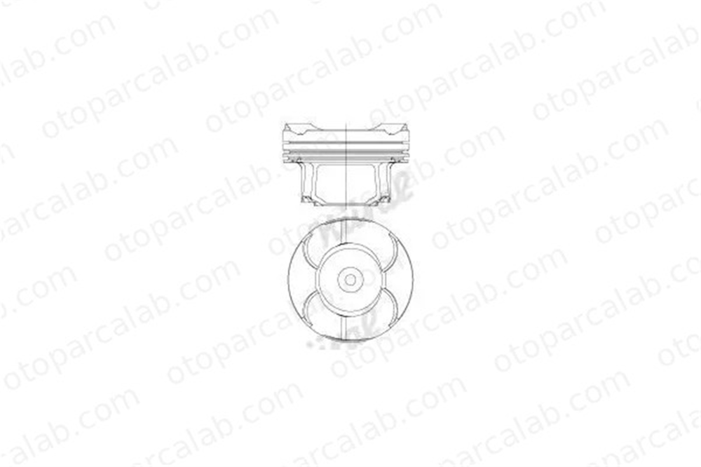 NURAL 8770272STD000G Piston (84.00MM-STD) NÜRAL 8770272STD000G BMW 1 3 11257640166