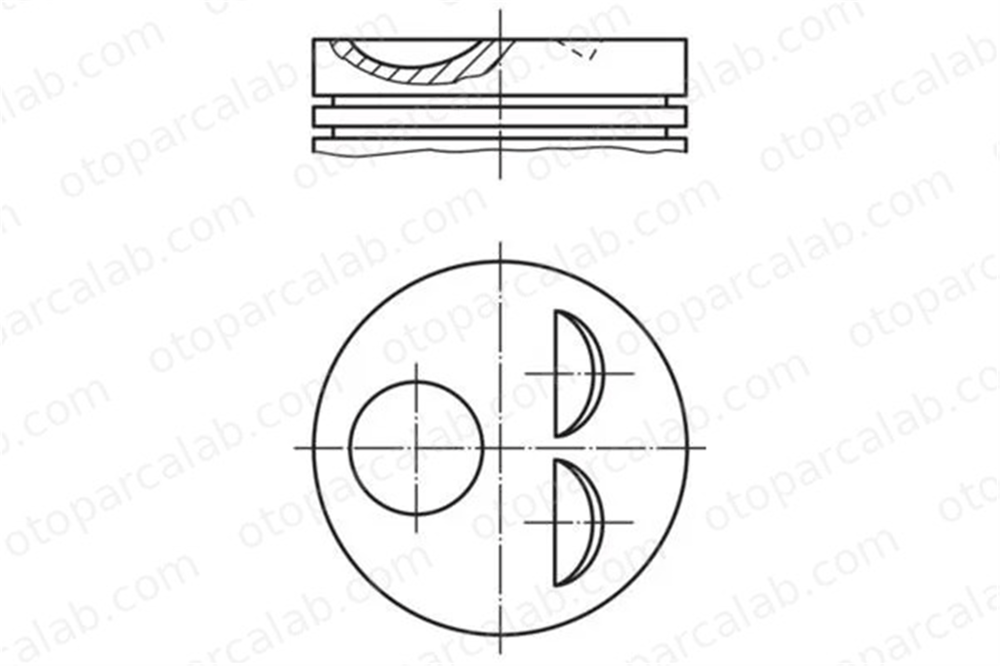 NURAL 8771666STD000G Piston (77.60MM-STD) NÜRAL 8771666STD000G OPEL COMMODORE A COMMODORE A Coupe 623445 623443
