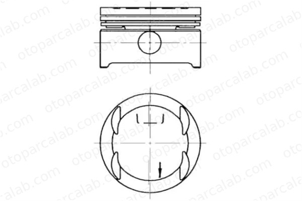 NURAL 877168305000AG Piston (79.50MM-STD) NÜRAL 877168305000AG OPEL ASTRA F CLASSIC Hatchback ASTRA F CLASSIC Sedan 5623041 90570695
