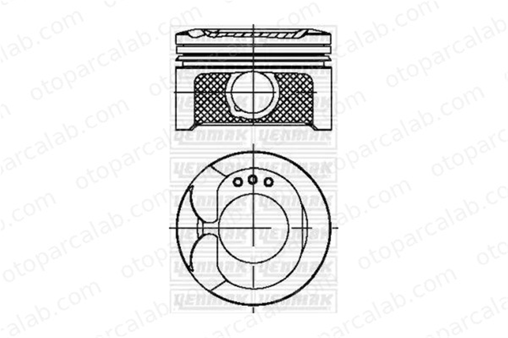 NURAL 8772069050000G Piston (79.50MM-STD) NÜRAL 8772069050000G TOYOTA AURIS COROLLA 1310122052 1301122200