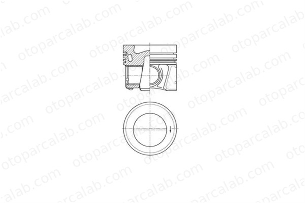 NURAL 8772499050000G Piston (81.50MM-STD) NÜRAL 8772499050000G AUDI Q3 A3 Limousine 4L107065AM 4L107065AM001