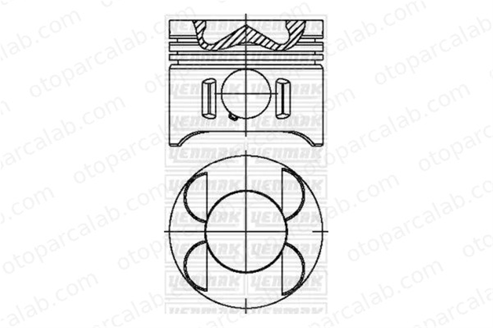 NURAL 8772598STD100G Piston (88.00MM-STD) (0.20MM KISA) NÜRAL 8772598STD100G MERCEDES-BENZ SPRINTER 3-t Minibüs/Otobüs SPRINTER 3-t Panelvan/Van A6110301217 6110301217