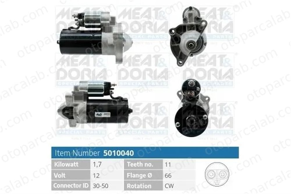 OPEL ORJINAL 9827007180 Marş Dinamosu CITROËN BX BX Break 9827007180 71716562