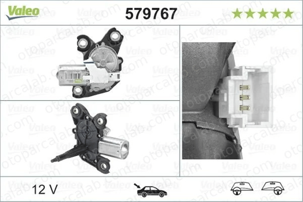 OPEL ORJINAL 9840123780 Silecek Mekanizma Motoru Arka CITROËN BERLINGO Kasa/büyük limuzin BERLINGO MULTISPACE 9840123780 6405.LP