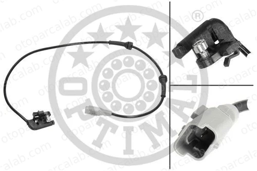 OPTIMAL 06-S497 Abs Sensörü Arka Sağ veya Sol CITROËN C4 I PEUGEOT 307 Break 4545F6 9661974980