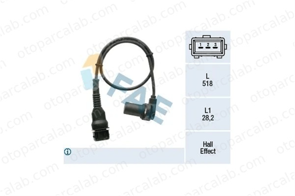 OPTIMAL 08-S004 Eksantrik Devir Sensörü BMW 5 3 12147539165 12141435350