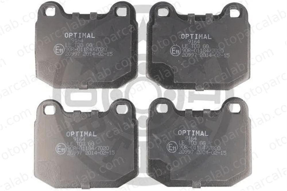 OPTIMAL BP-09164 Fren Disk Balata Ön OPEL ASCONA B MANTA A 1605291 1605300