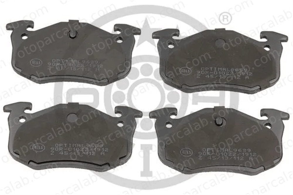 OPTIMAL BP-09639 Fren Disk Balata Arka CITROËN ZX RENAULT CLIO II 425442 425490