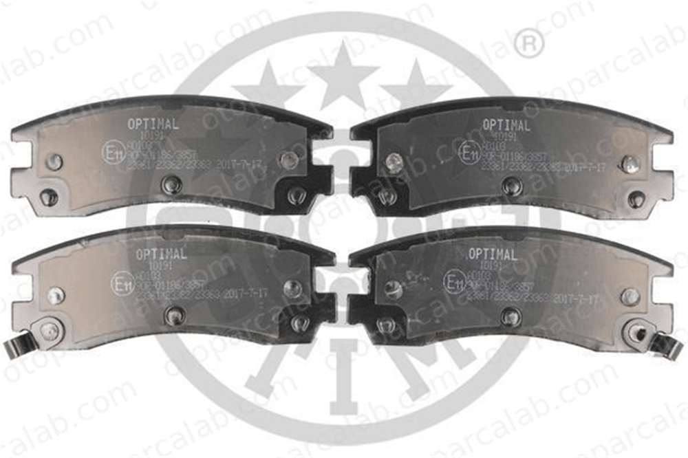 OPTIMAL BP-10191 Fren Disk Balata Ön BUICK REGAL CADILLAC SEVILLE 12510048 1605939