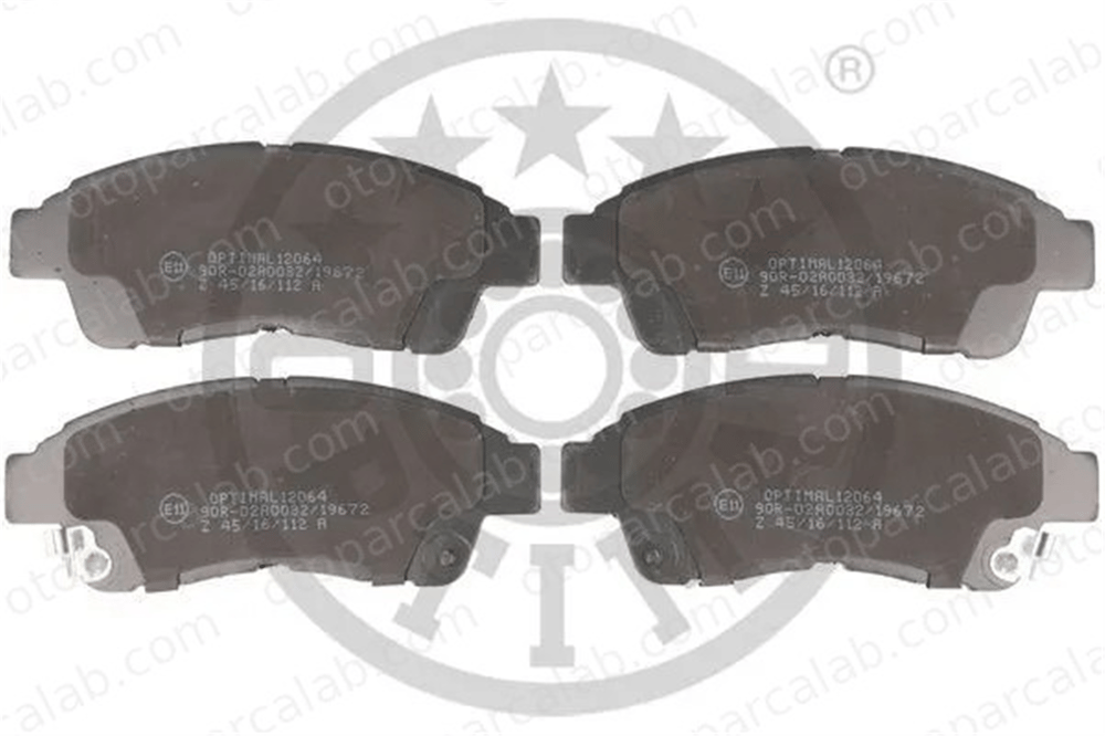 OPTIMAL BP-12064 Fren Disk Balata Ön TOYOTA COROLLA COROLLA Compact 446512540 449112640