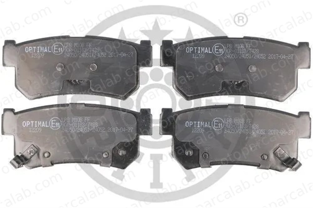 OPTIMAL BP-12209 Fren Disk Balata Arka SSANGYONG MUSSO REXTON / REXTON II 48413090A0 4841308050