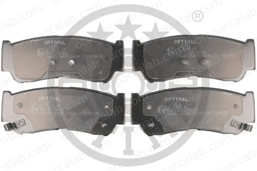OPTIMAL BP-12451 Fren Disk Balata Arka HYUNDAI SANTA FÉ II H-1 Panelvan/Van 583022BA20 583024AA00
