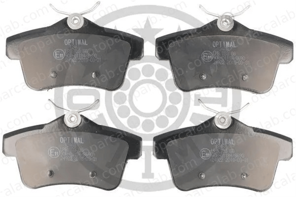 OPTIMAL BP-12468 Fren Disk Balata Arka CITROËN C4 II DS4 1608681680 425446