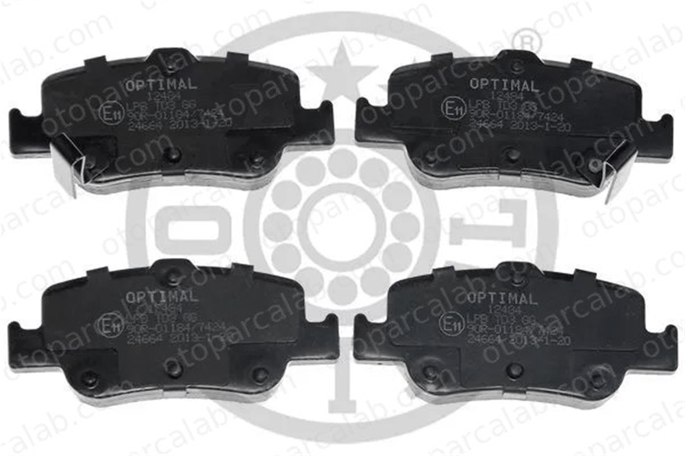 OPTIMAL BP-12484 Fren Disk Balata Arka TOYOTA AURIS COROLLA Sedan 446602180 0446602180