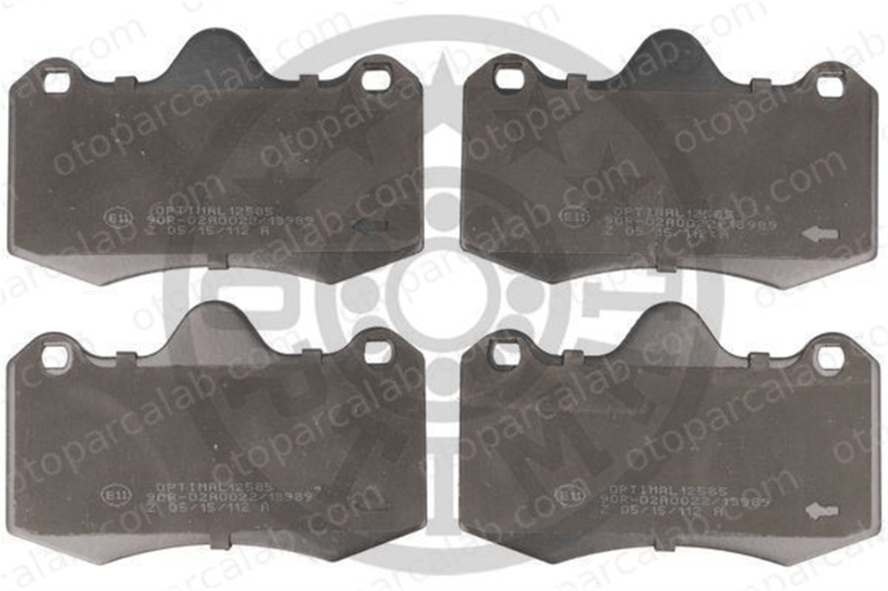 OPTIMAL BP-12585 Fren Disk Balata Ön SEAT IBIZA IV SC IBIZA IV 6020013035 6LL698151